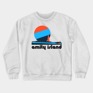 Amity Island Retro 70s Tourist Souvenir Crewneck Sweatshirt